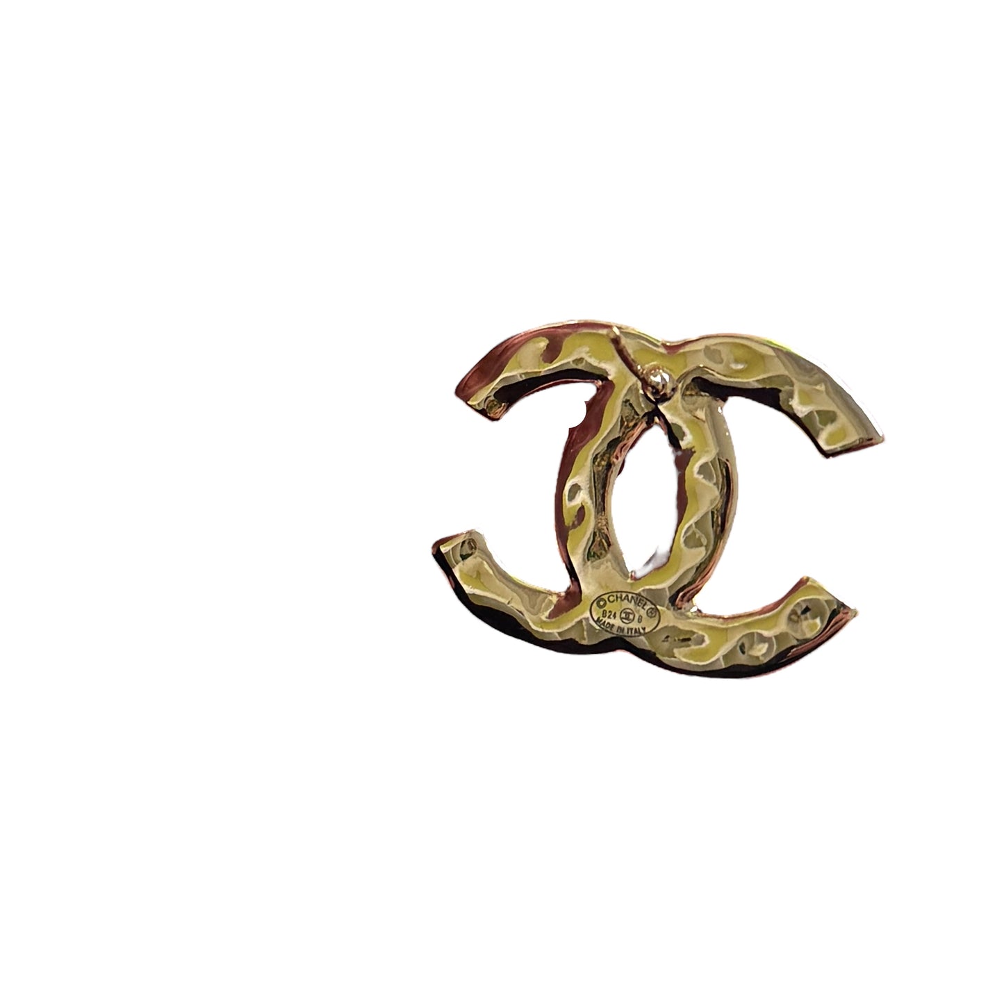 CHANEL CC Gold Bigger Pre-Owned Earrings S24 Italy - My Mama Found What