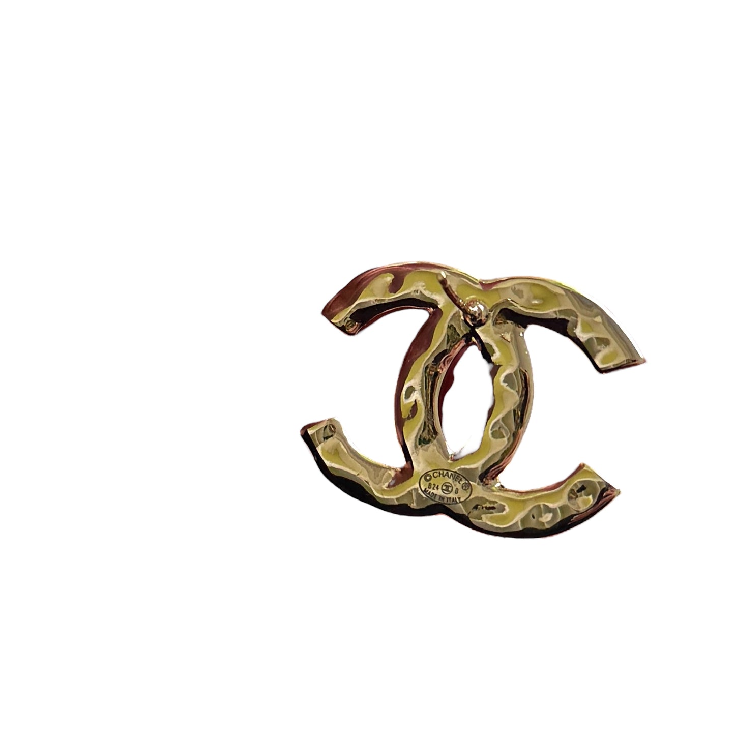 CHANEL CC Gold Bigger Pre-Owned Earrings S24 Italy - My Mama Found What