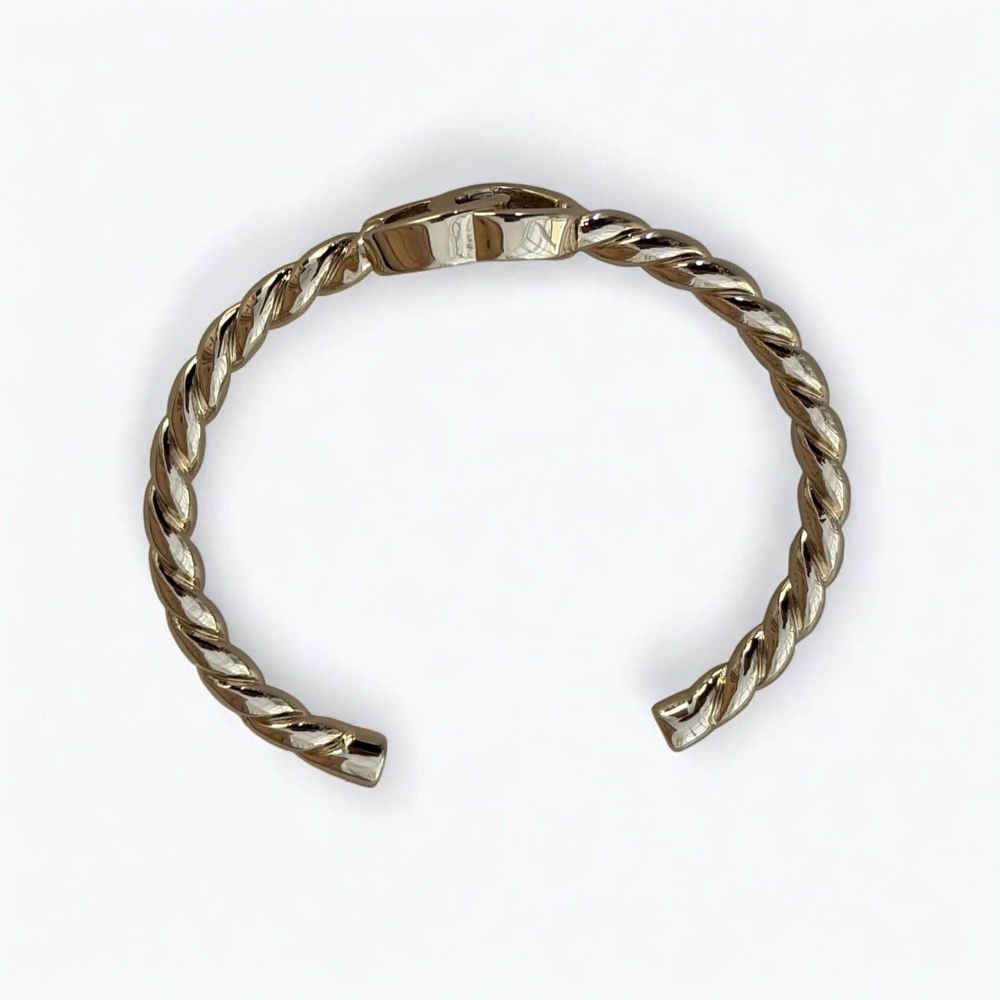 CHANEL Gold CC Cuff Like New Pre-Owned - My Mama Found What