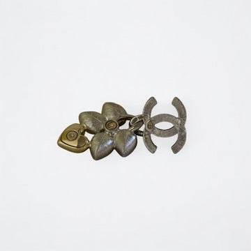 CHANEL Gold CC with Silver Dangle Pre-Owned Earrings S 24 - My Mama Found What