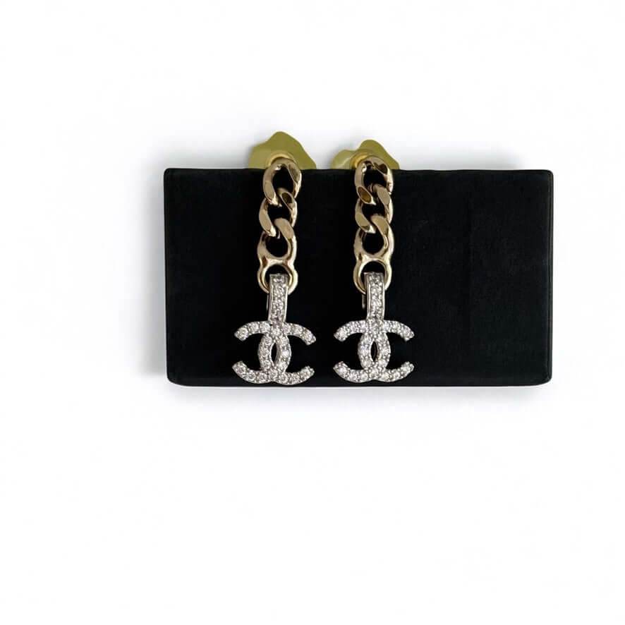 Chanel CC Chain Drop Earrings Pre-Owned - My Mama Found What