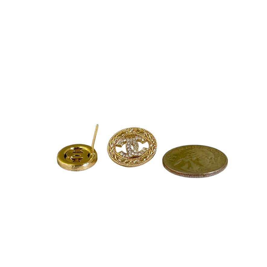 Chanel Gold CC Pre-Owned Earrings - My Mama Found What