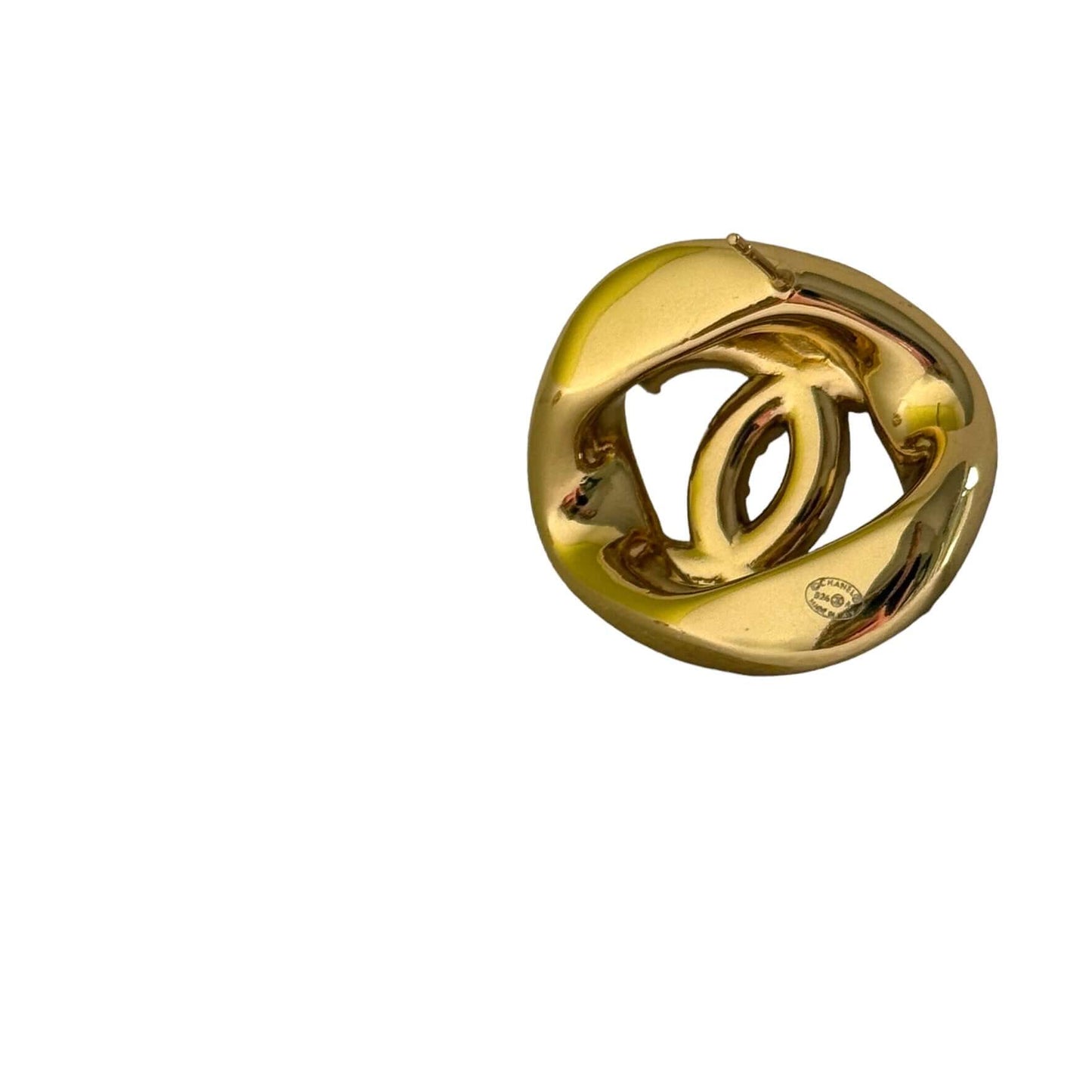 Pre-Owned Chanel CC Bright Gold Chunky w/ Pearls & Crystal Accents - My Mama Found What