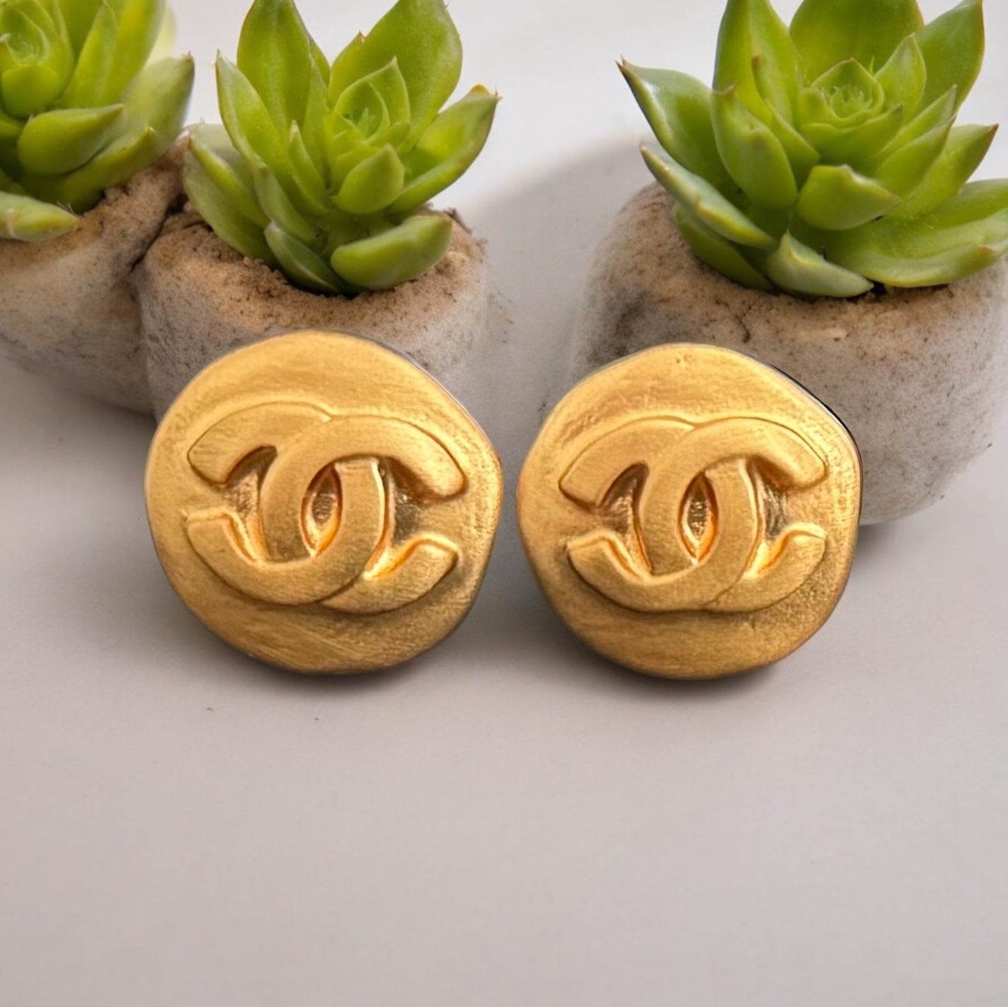 Chanel Gold CC Clip On’s Pre-Owned - My Mama Found What