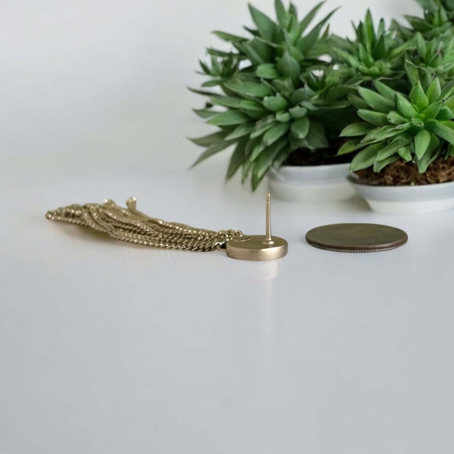 Chanel Gold CC Dangle Earrings Pre-Owned C22 - My Mama Found What