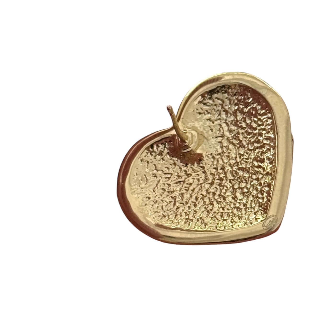Pre-Owned Authentic Chanel CC Gold Big Heart Earrings - My Mama Found What My Mama Found What