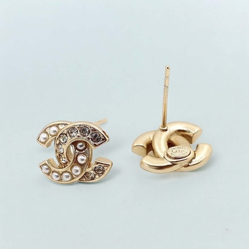 Chanel Gold CC Mini Pre-Owned Earrings