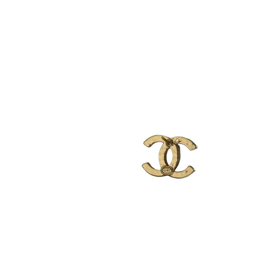 Chanel Gold CC Chanel Mark & Crystals Earrings Pre-Owned - My Mama Found What  