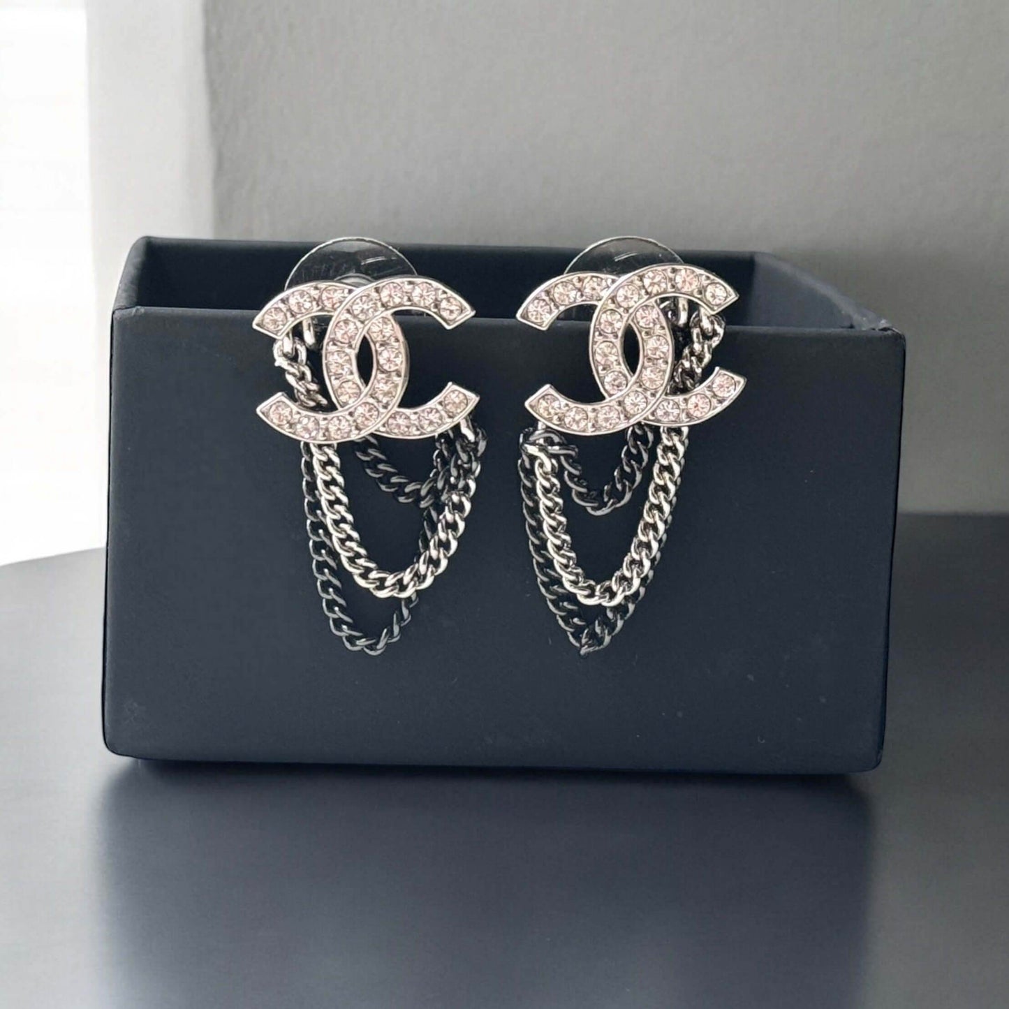 Authentic Chanel Silver Double C with various color chains - Pre-Owned - My Mama Found What 