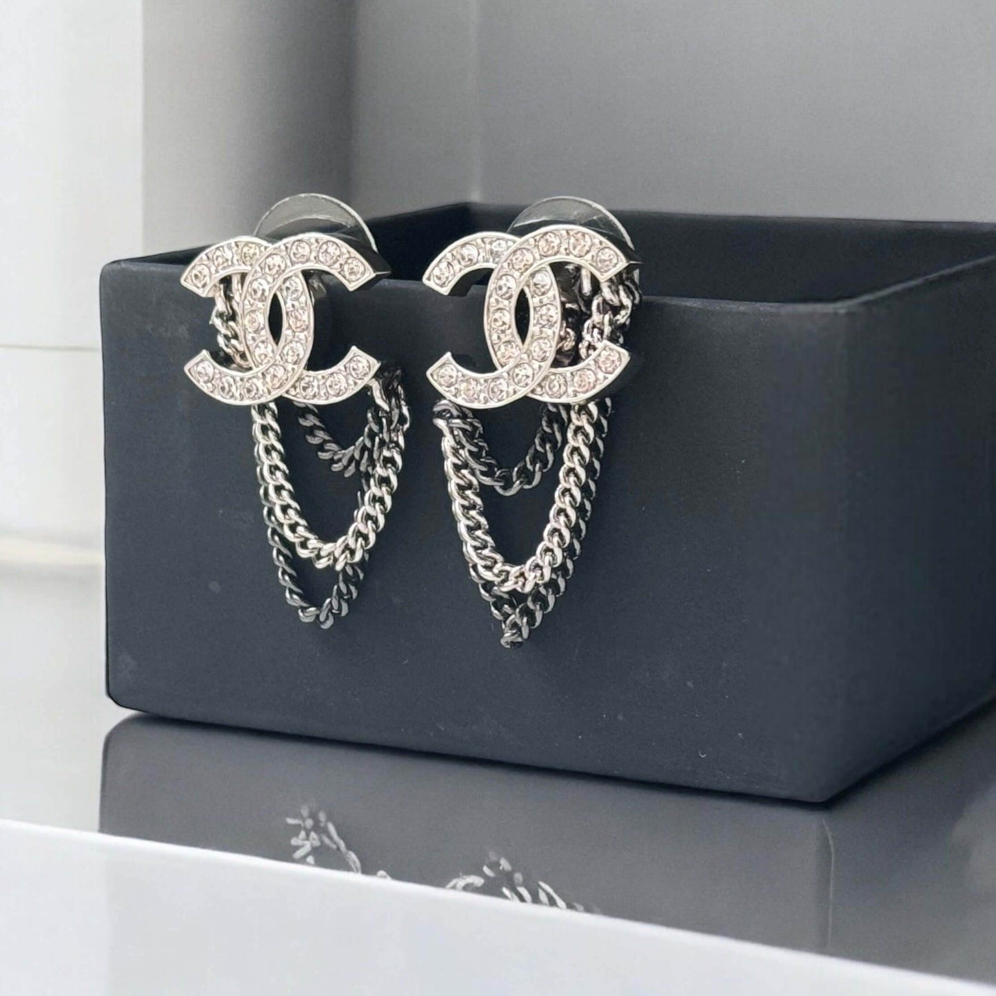Authentic Chanel Silver Double C with various color chains - Pre-Owned - My Mama Found What 