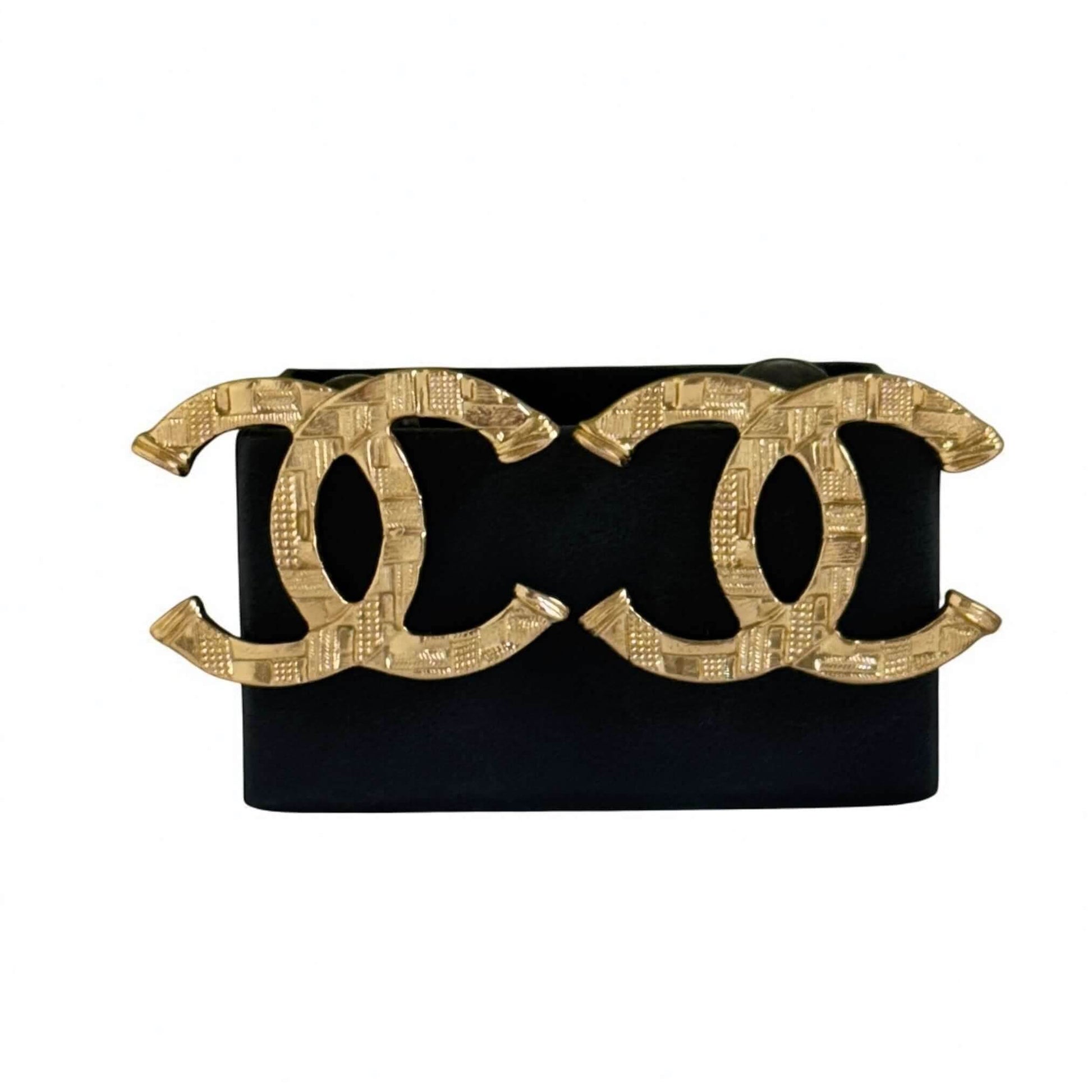 Authentic Chanel Strass Textured CC Pre-Owned Earrings - My Mama Found What 
