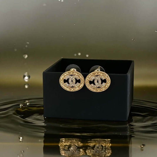 Chanel Gold CC Pre-Owned Earrings - My Mama Found What 
