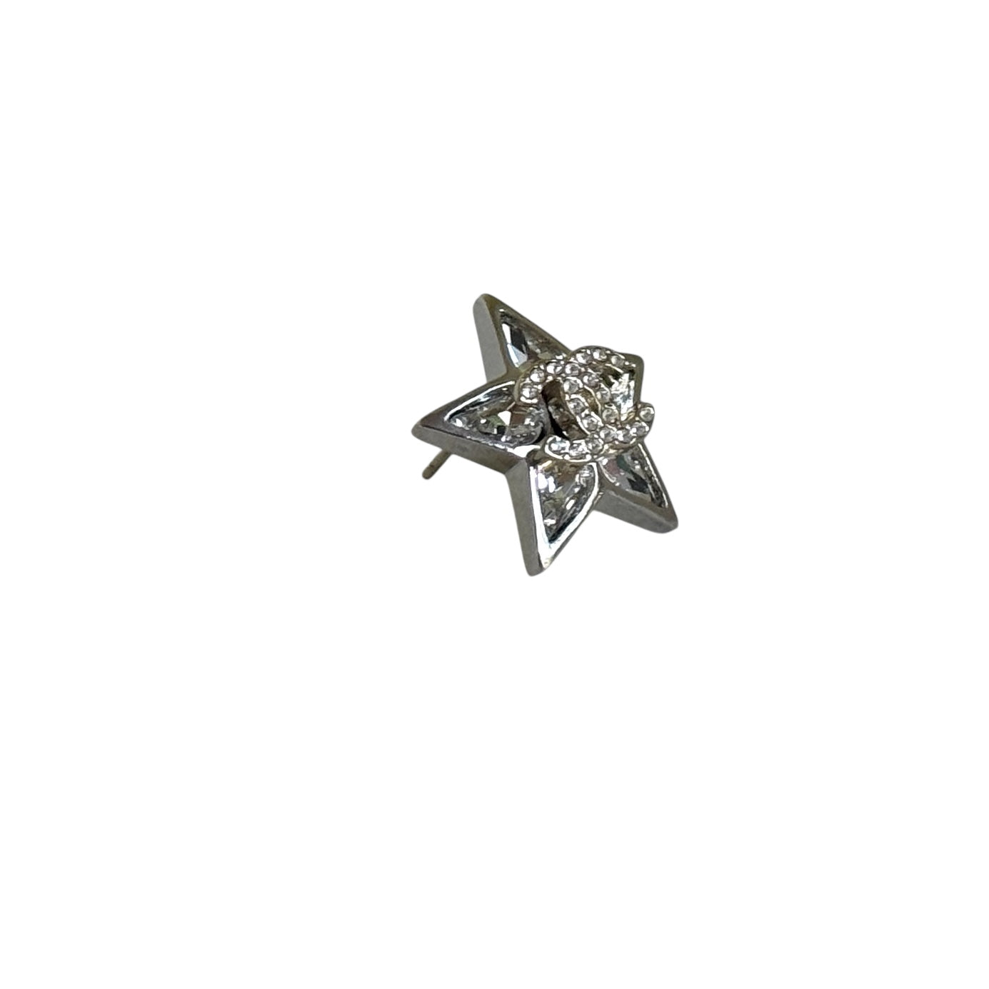 CHANEL Crystal CC Star Pre-Owned Earrings - My Mama Found What  