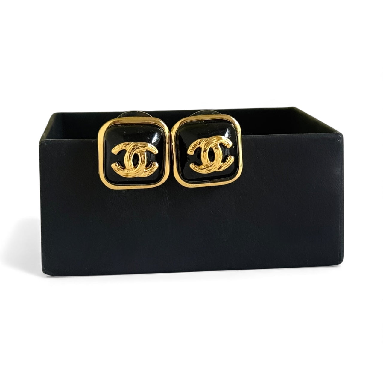 CHANEL Star Gold Crystal Chain Dangle Authentic Pre-Owned Earrings - My Mama Found What  