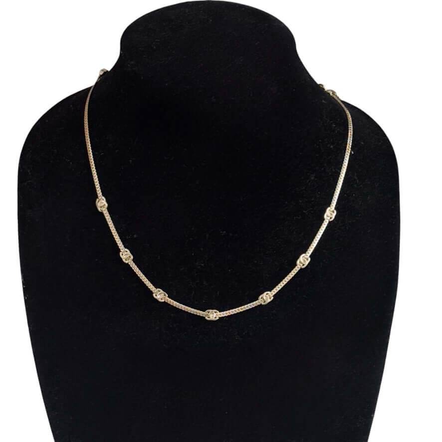 Chanel CC Gold Plated Adjustable CC Chain Pre-Owned S24 - My Mama Found What 