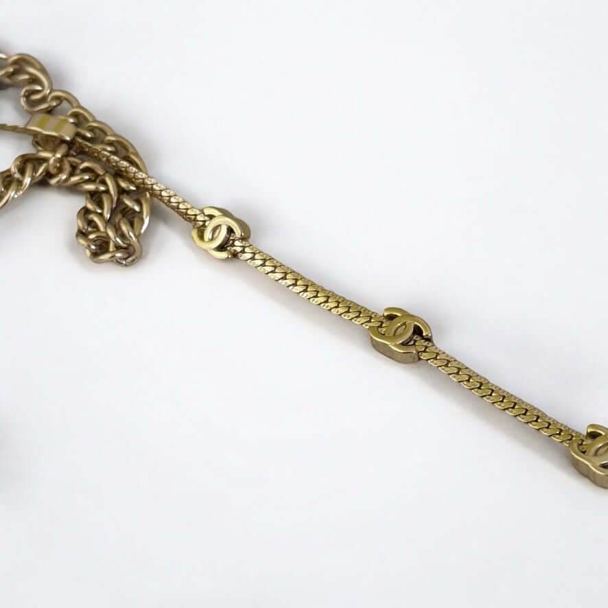 Chanel CC Gold Plated Adjustable CC Chain Pre-Owned S24 - My Mama Found What 