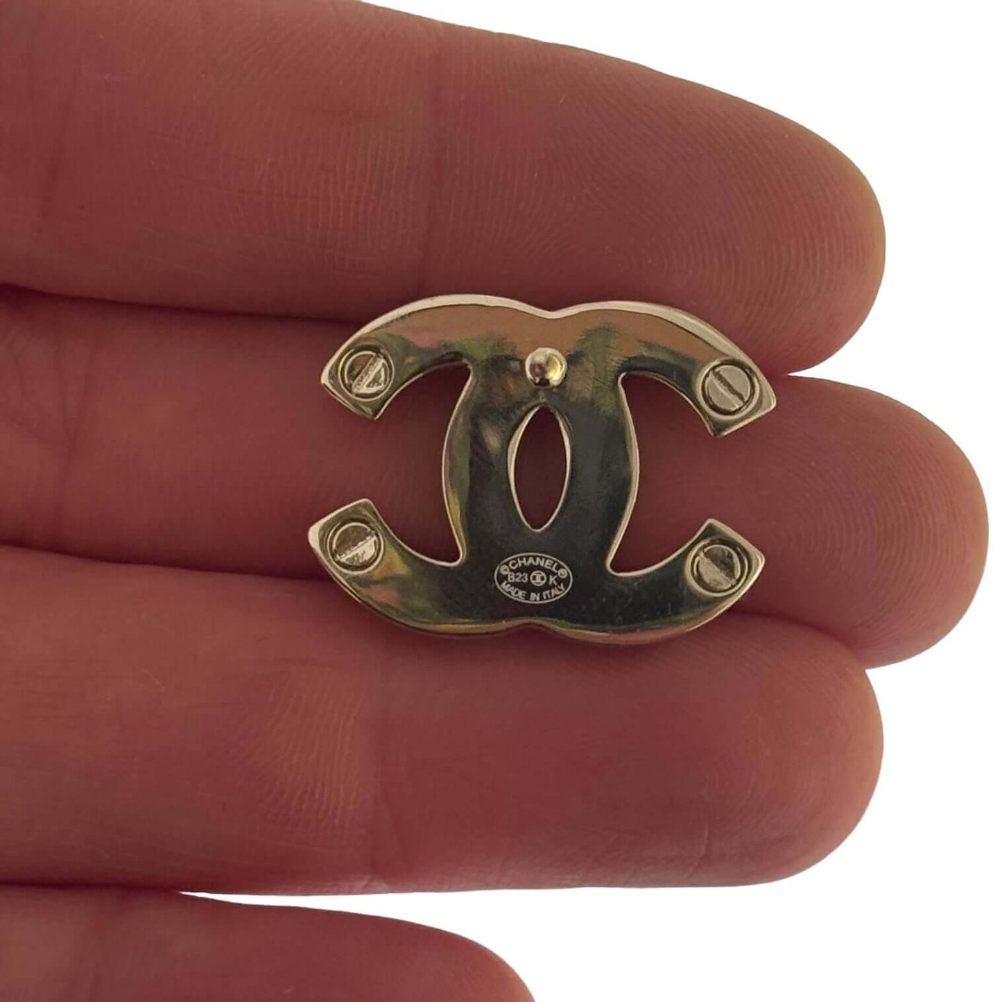 Chanel Gold CC B/W Crystal Earrings Pre-Owned - My Mama Found What   My Mama Found What 