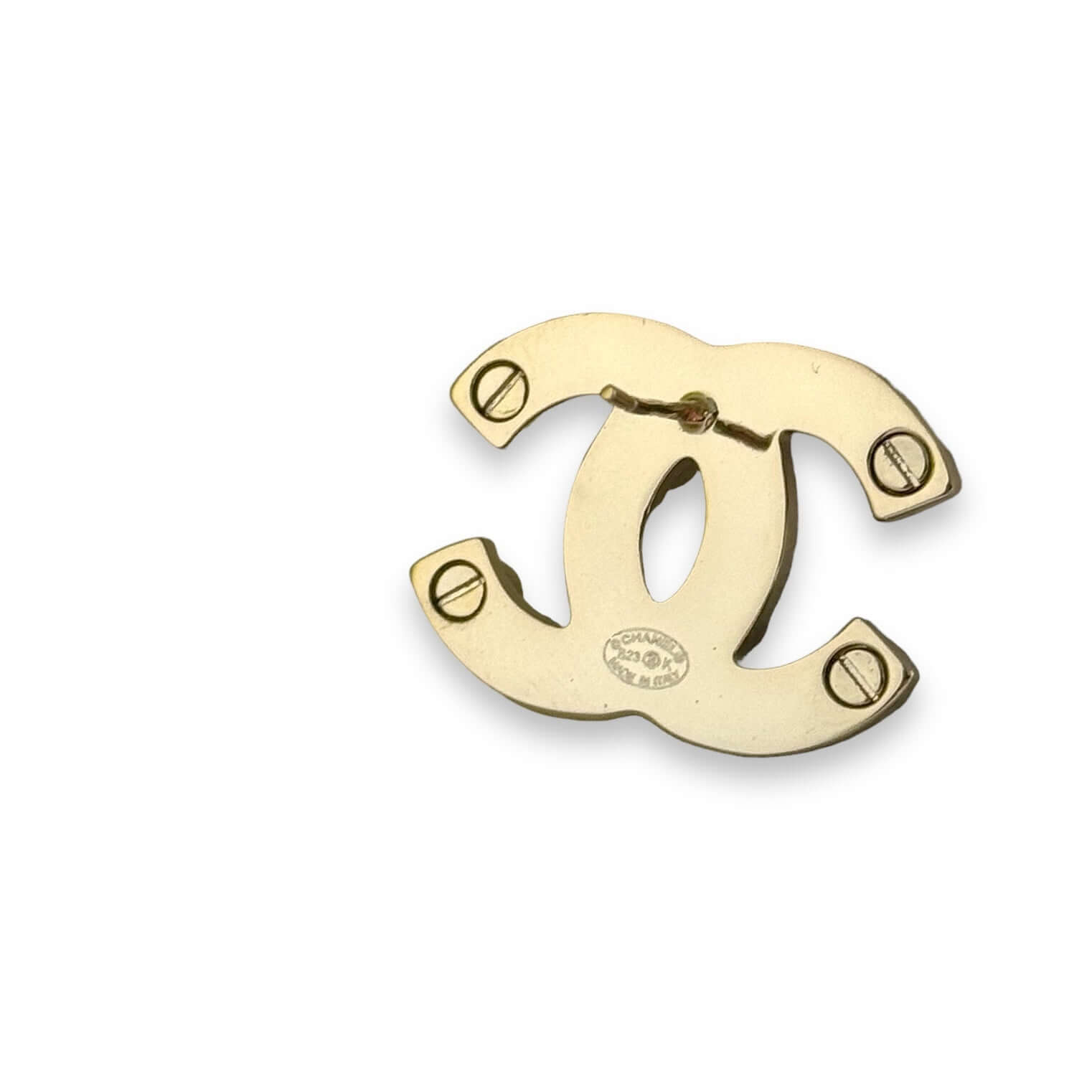Chanel Gold CC B/W Crystal Earrings Pre-Owned - My Mama Found What  