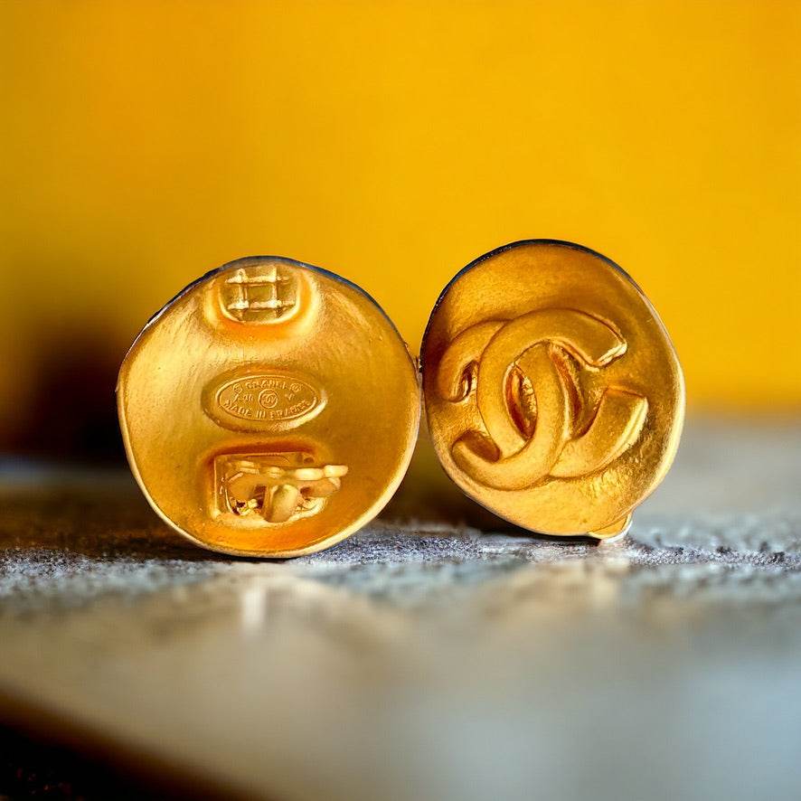 Chanel Gold CC Clip On’s Pre-Owned - My Mama Found What  My Mama Found What 