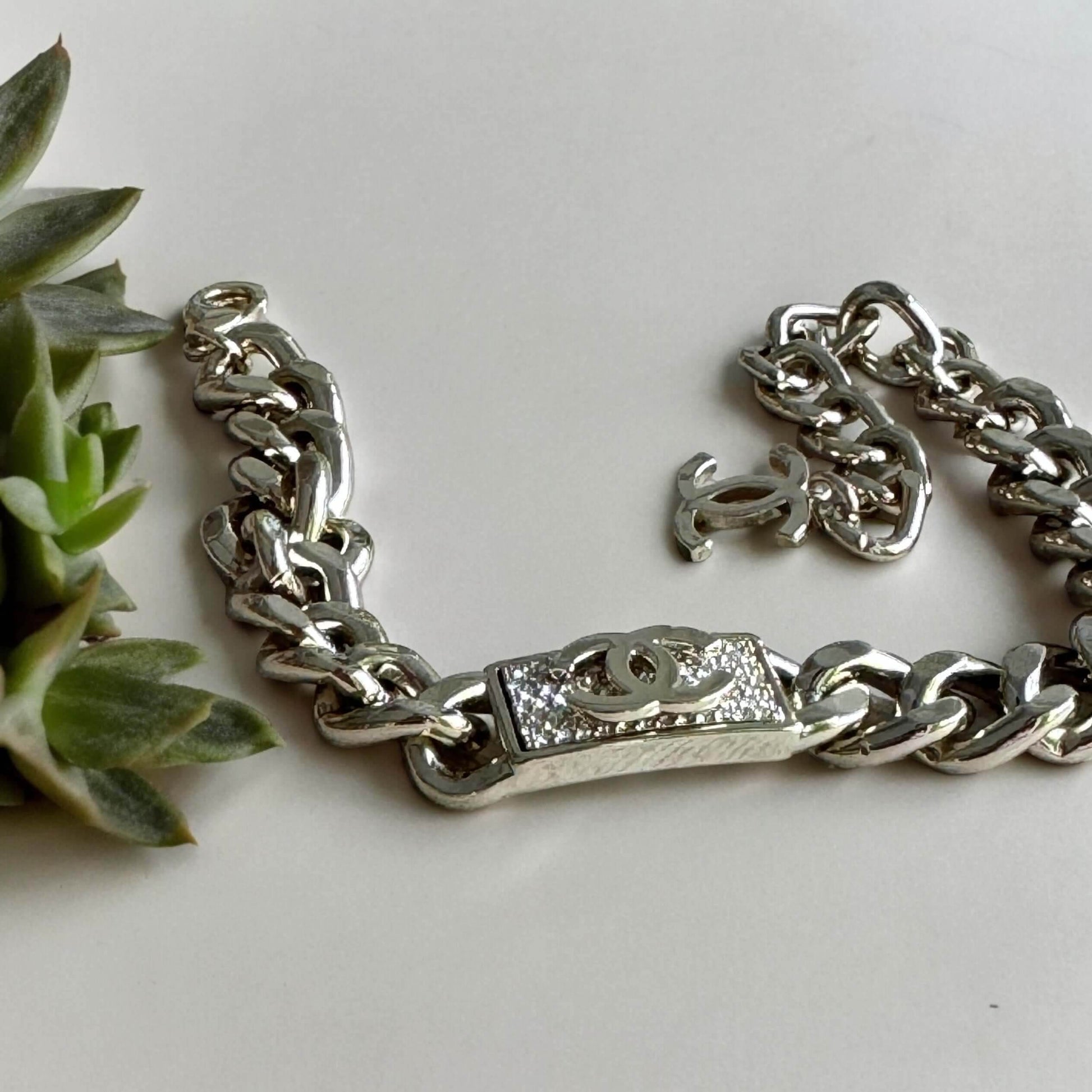 Chanel Gold Chain CC Adjustable Bracelet - My Mama Found What 