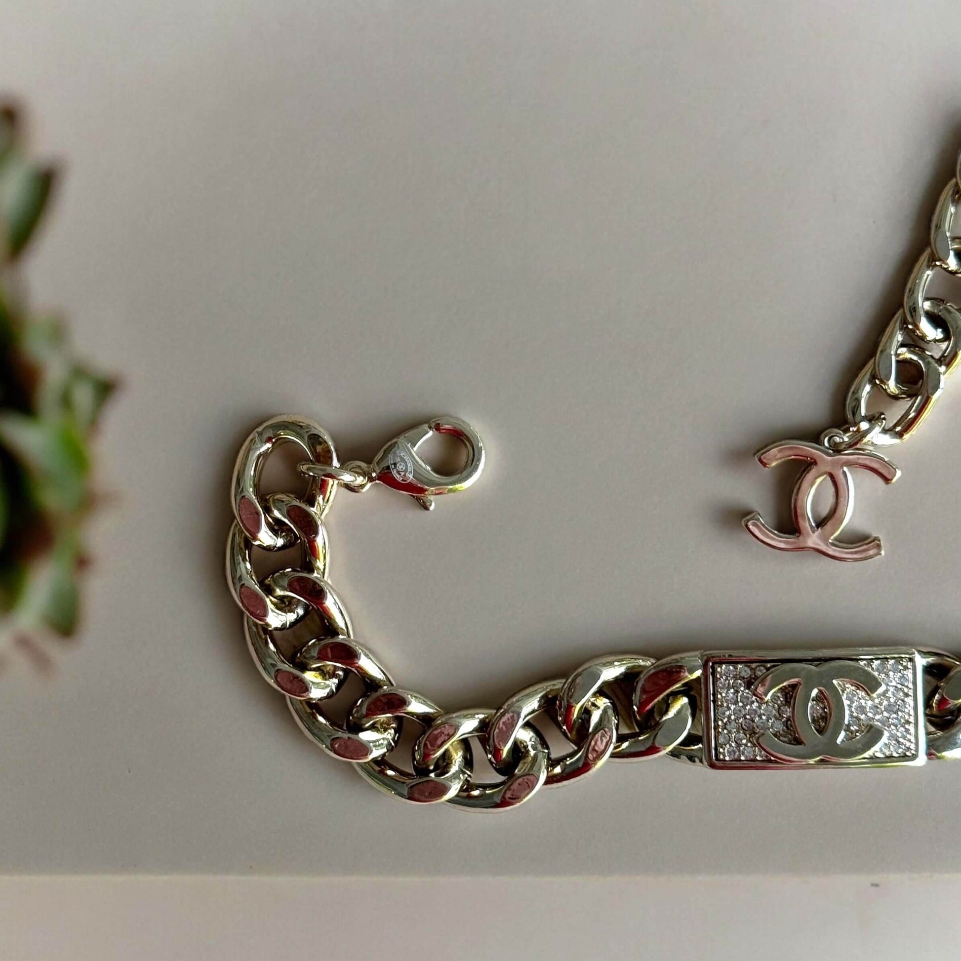 Chanel Gold Chain CC Adjustable Bracelet - My Mama Found What 