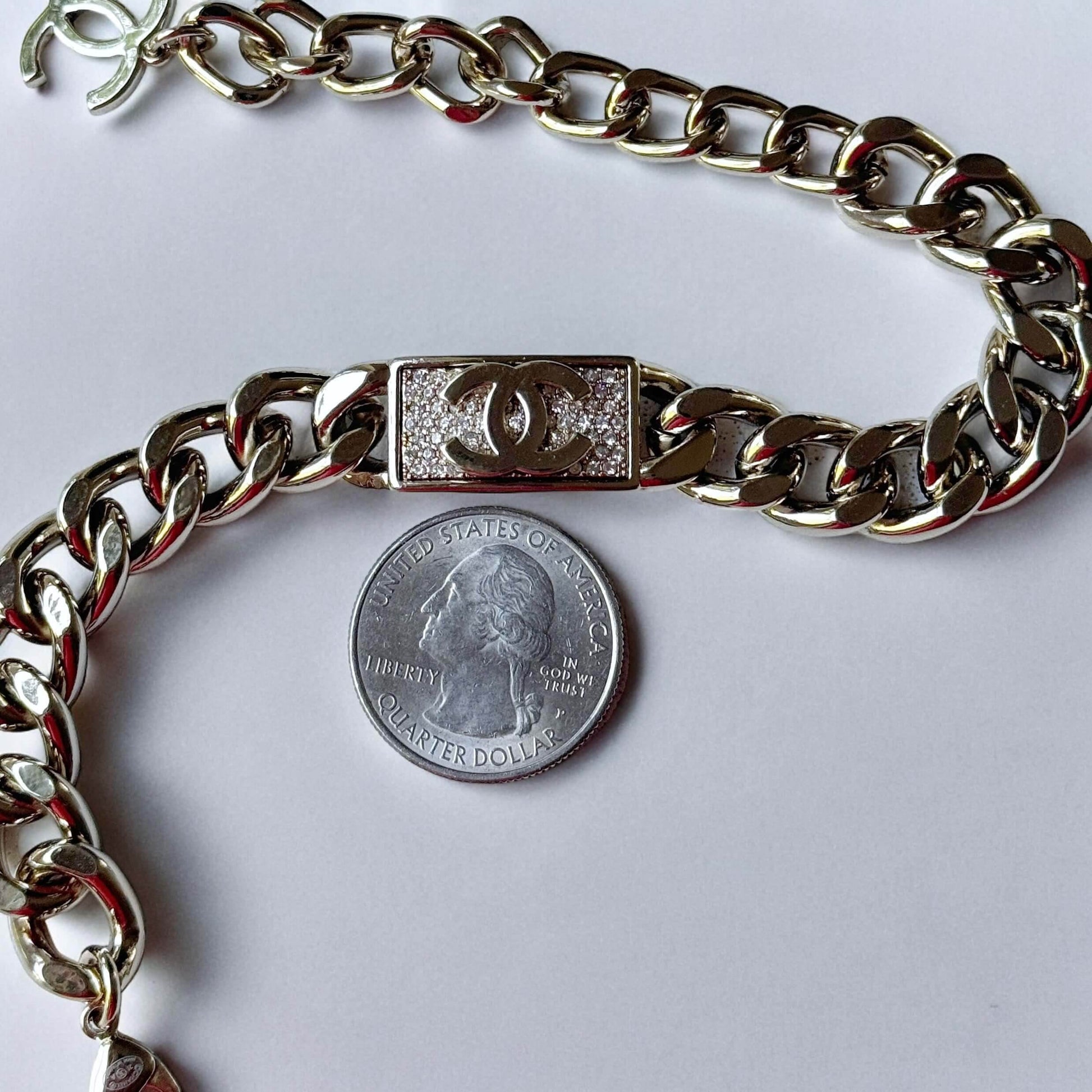 Chanel Gold Chain CC Adjustable Bracelet - My Mama Found What 