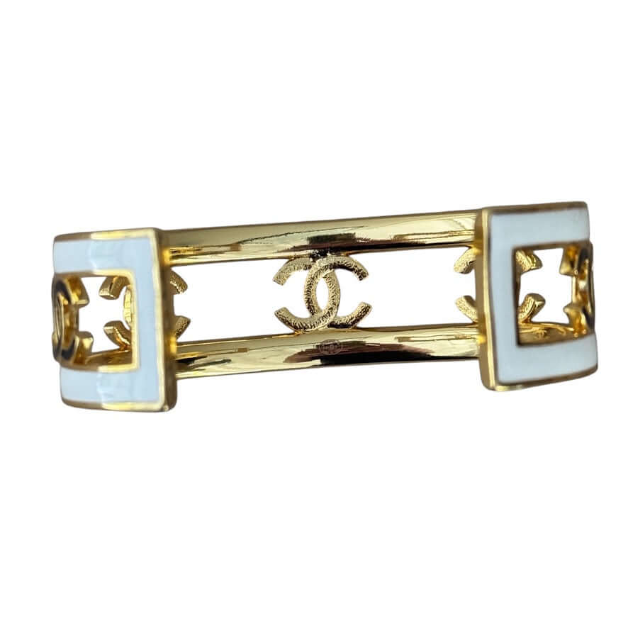 Chanel Strass CC Enamel Cuff 24 Pre-Owned - My Mama Found What  