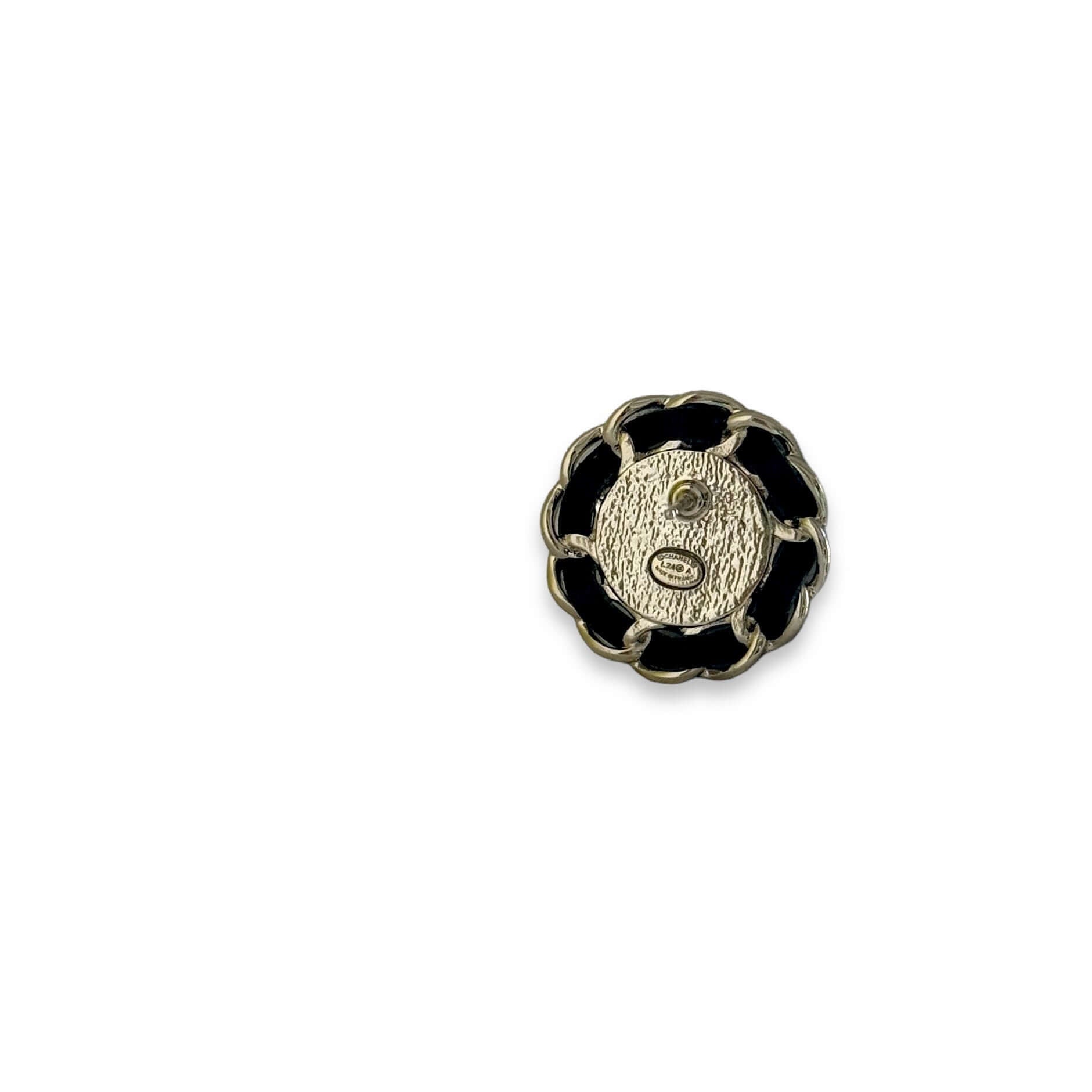 Chanel Violet CC Round Earrings Pre-Owned Authentic - My Mama Found What  
