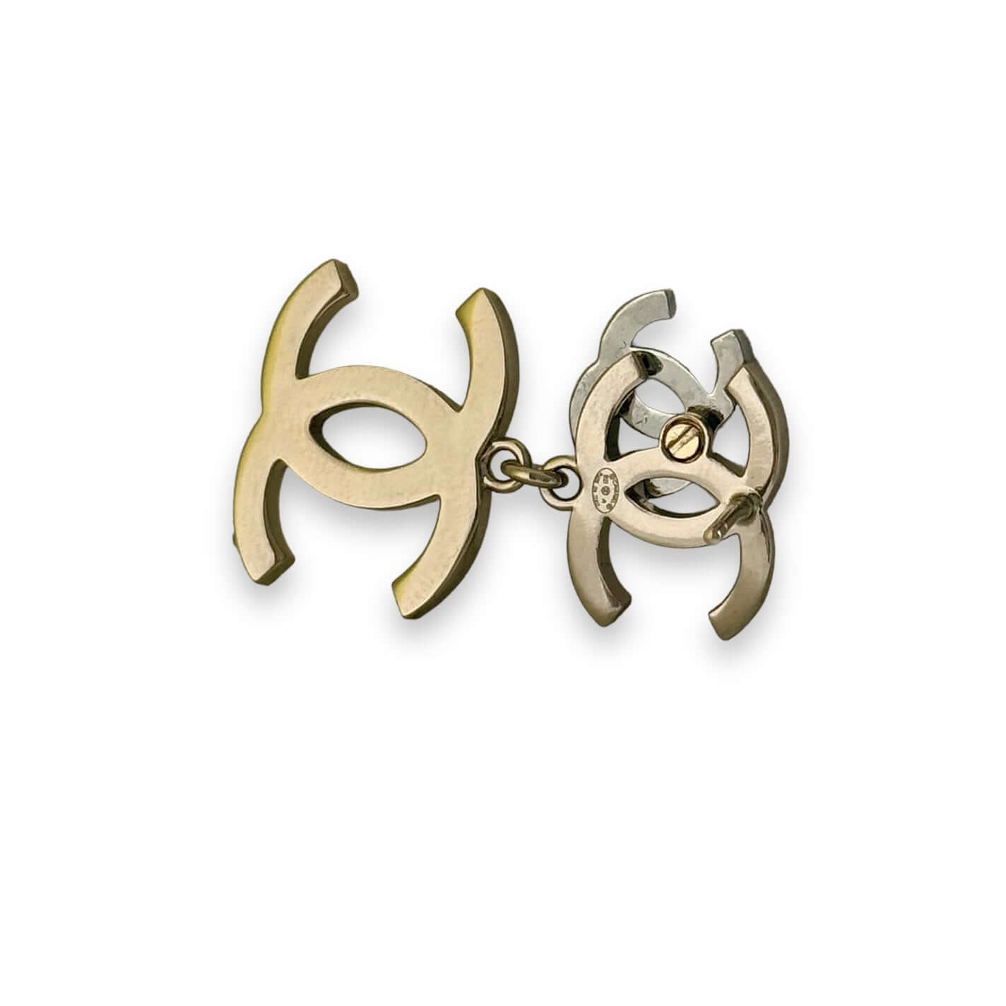 Pre-Owned Chanel Authentic Triple CC Dangle Earrings