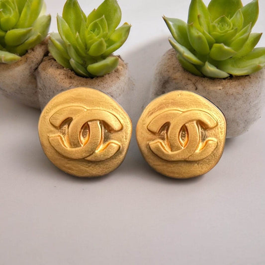 Chanel Gold CC Clip On’s Pre-Owned - My Mama Found What 