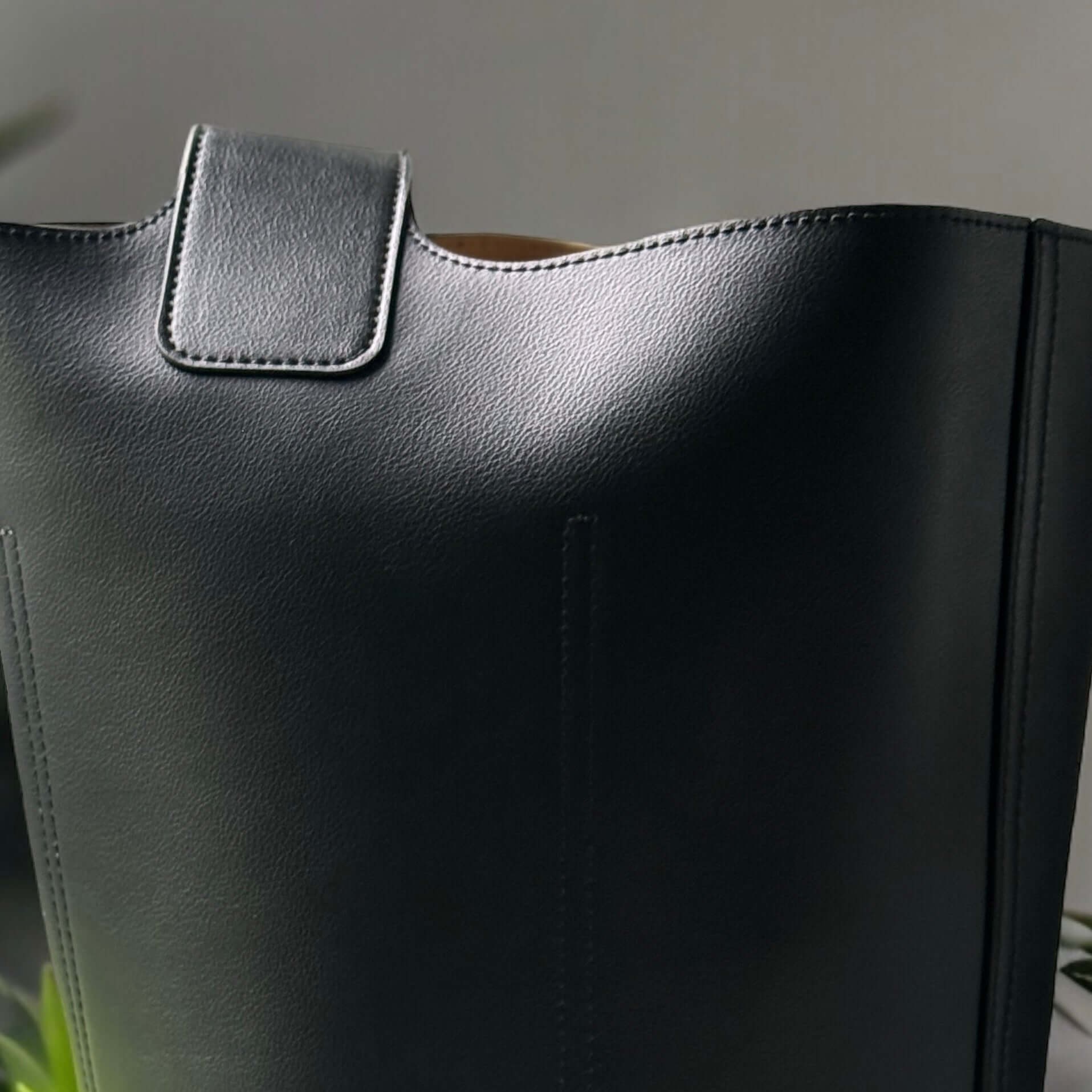 Loewe Black Leather Adjustable Gold Logo Round Buckle Bag - My Mama Found What  