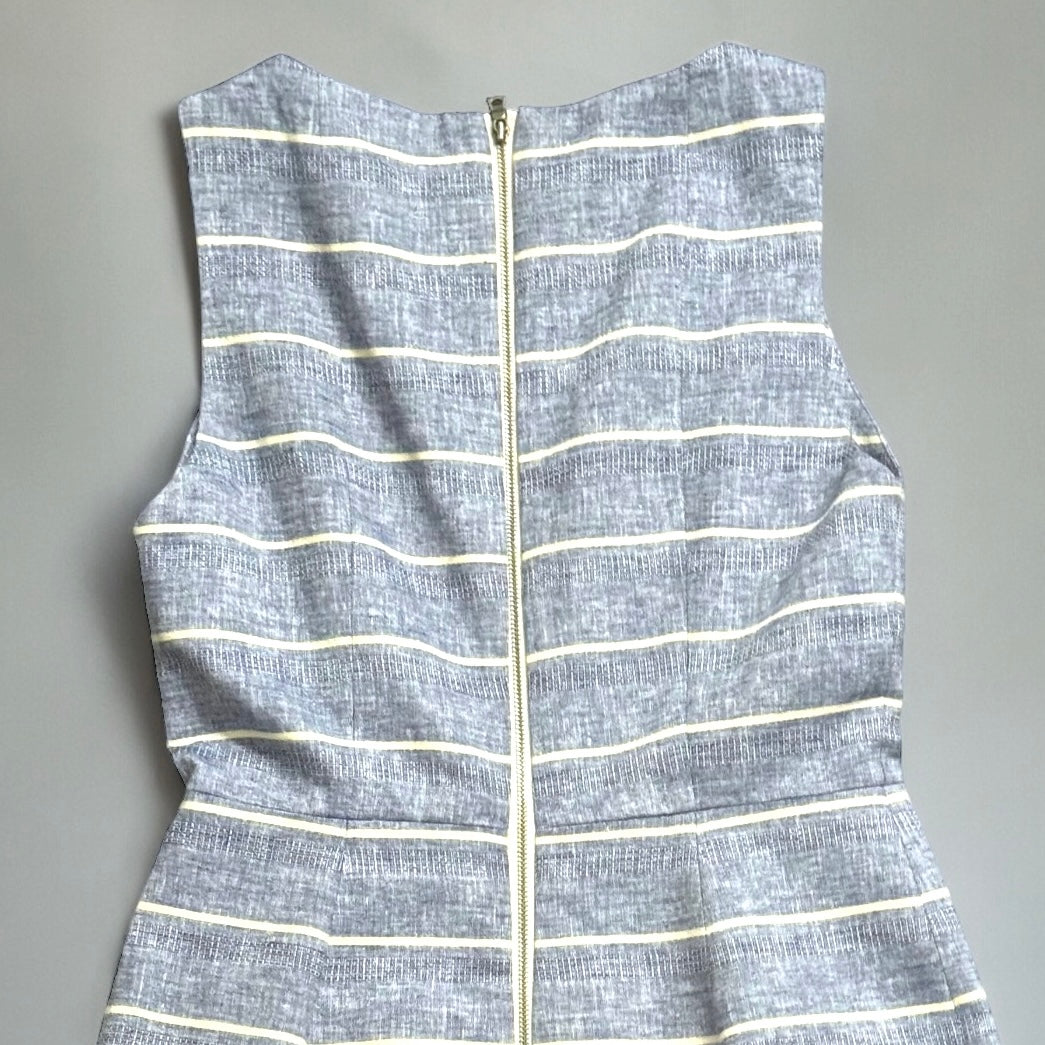NWT Alice & Olivia Sleeveless Blue & White Striped Lindsey DressBrand New Sold Out Perfect for the warmer months . Very Flattering as it brings in your waist and gives you freedom below ! Lined Zips in the Back Dress this Classic , Minimalist Dress Up . S My Mama Found What 