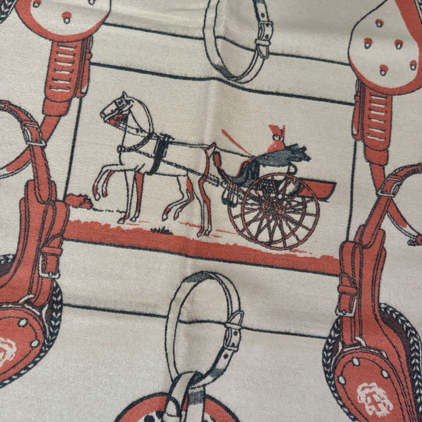 New Equestrian Print Cashmere/Viscose Blend Large Shawl/Scarf
73” x 26” - My Mama Found What   My Mama Found What 