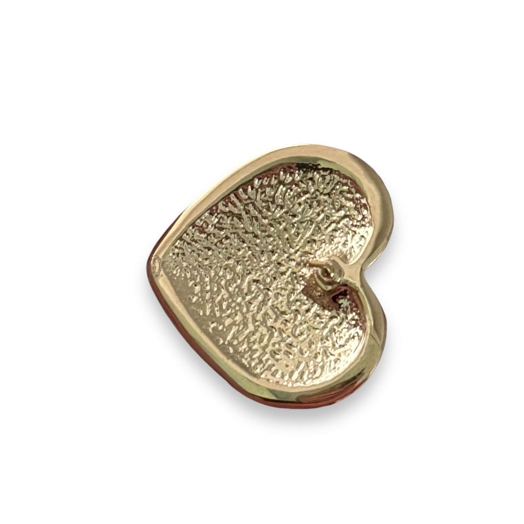 Pre-Owned Authentic Chanel CC Gold Big Heart Earrings - My Mama Found What  