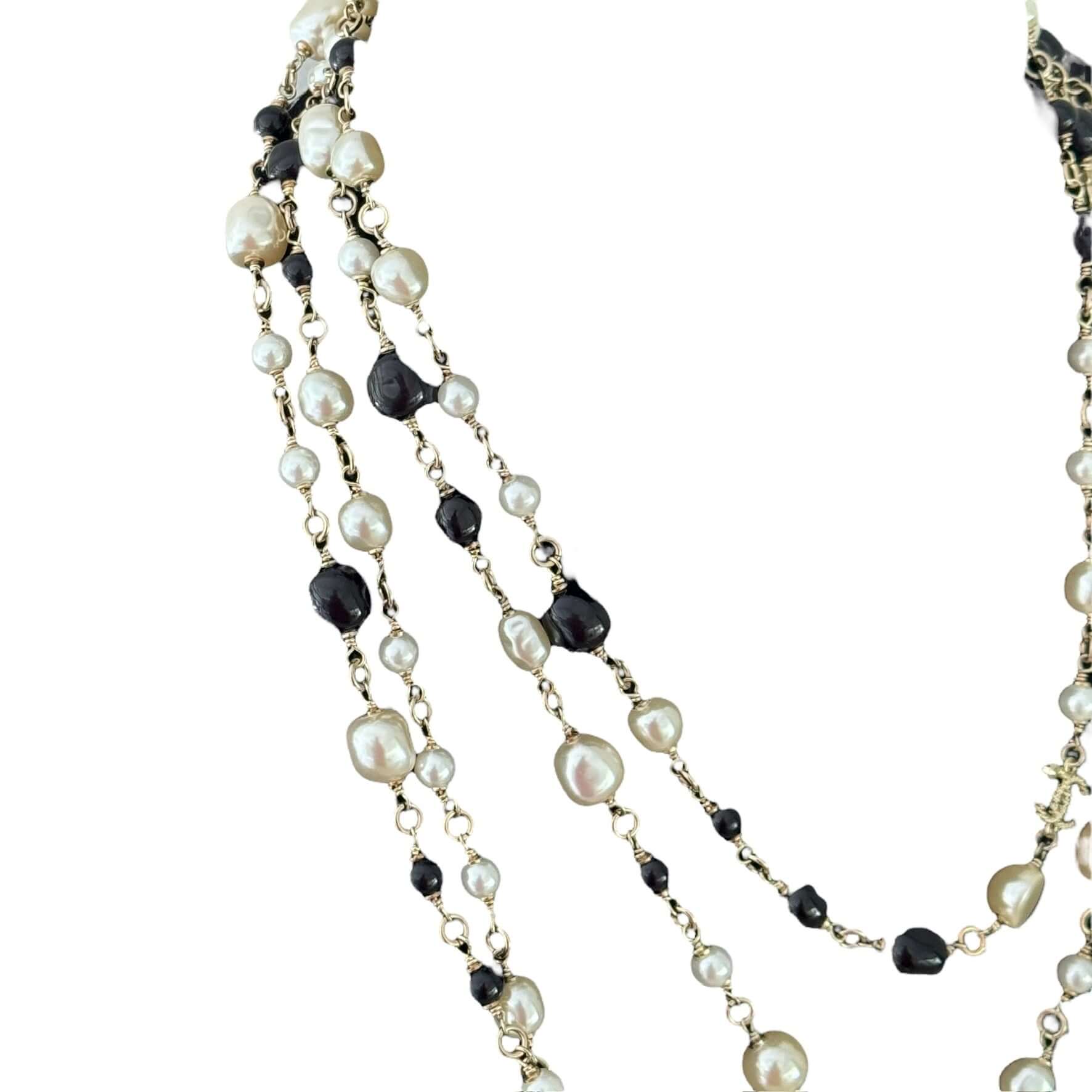 Pre-Owned Chanel CC Multi Strand Wire Link Necklace Authentic - My Mama Found What  