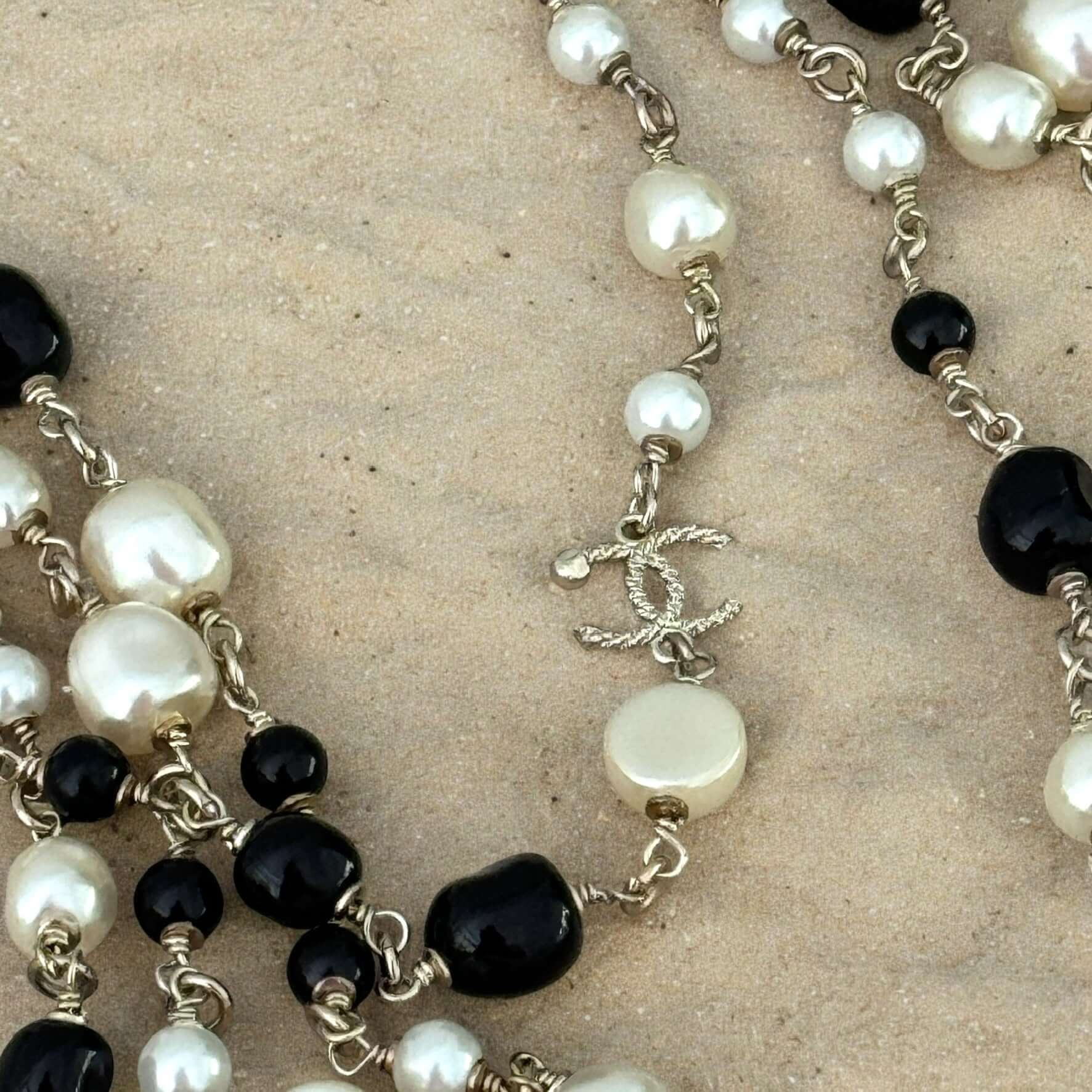 Pre-Owned Chanel CC Multi Strand Wire Link Necklace Authentic - My Mama Found What  
